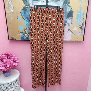 violet b. Retro 70's Geometric Print Pant